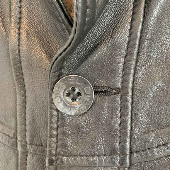 Diesel vintage leather jacket - Picture 3 of 14